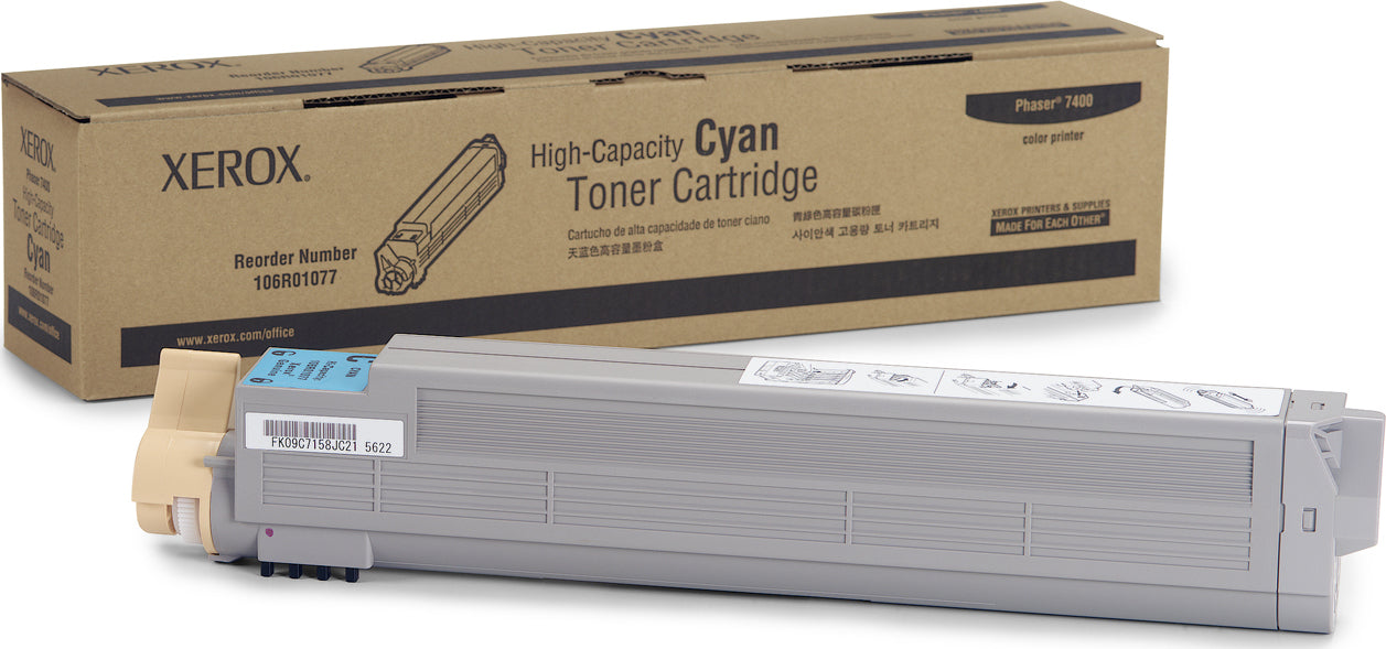 Xerox Phaser 7400 cyan toner high capacity