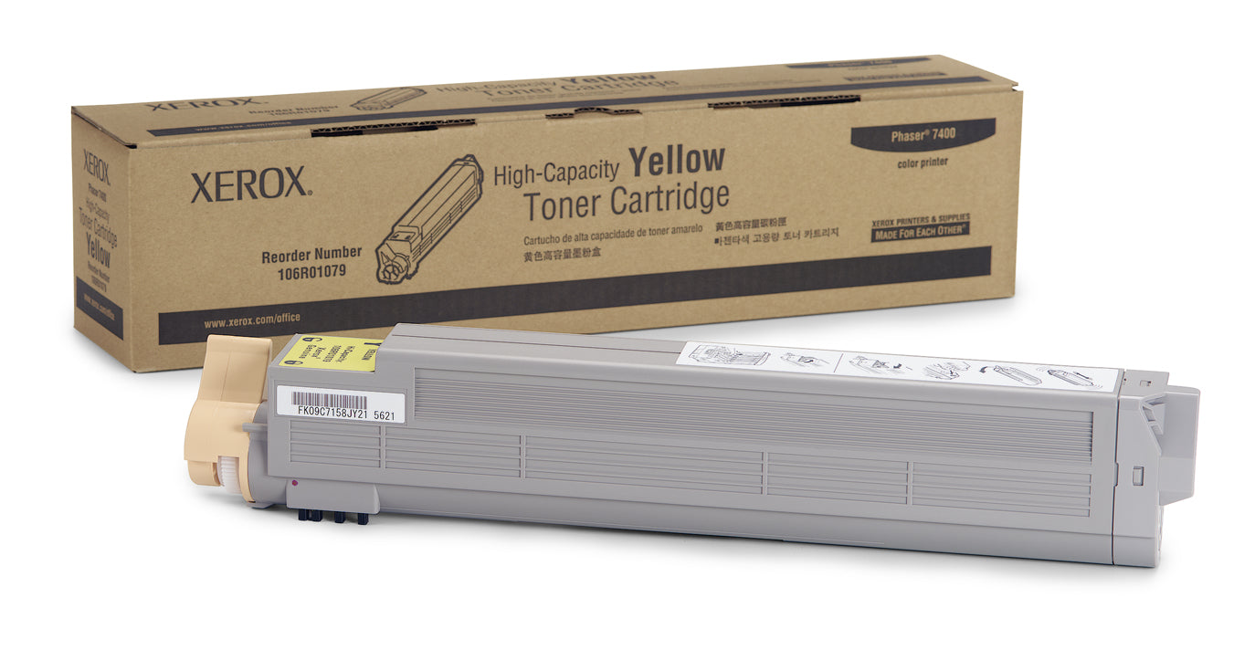 Xerox Phaser 7400 yellow toner high capacity