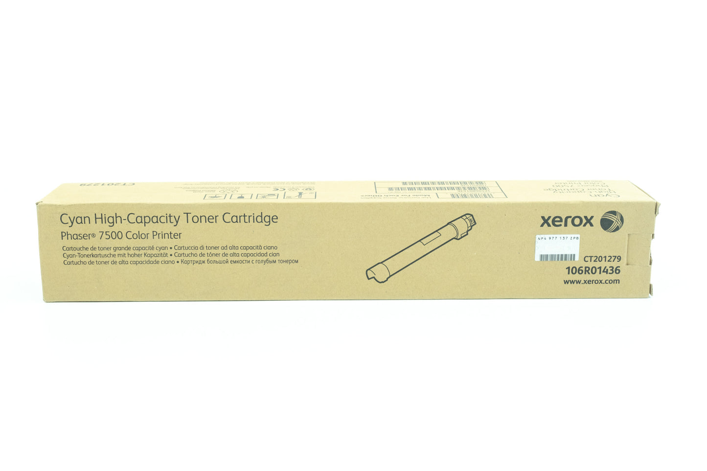 Xerox Phaser 7500 cyan toner high capacity