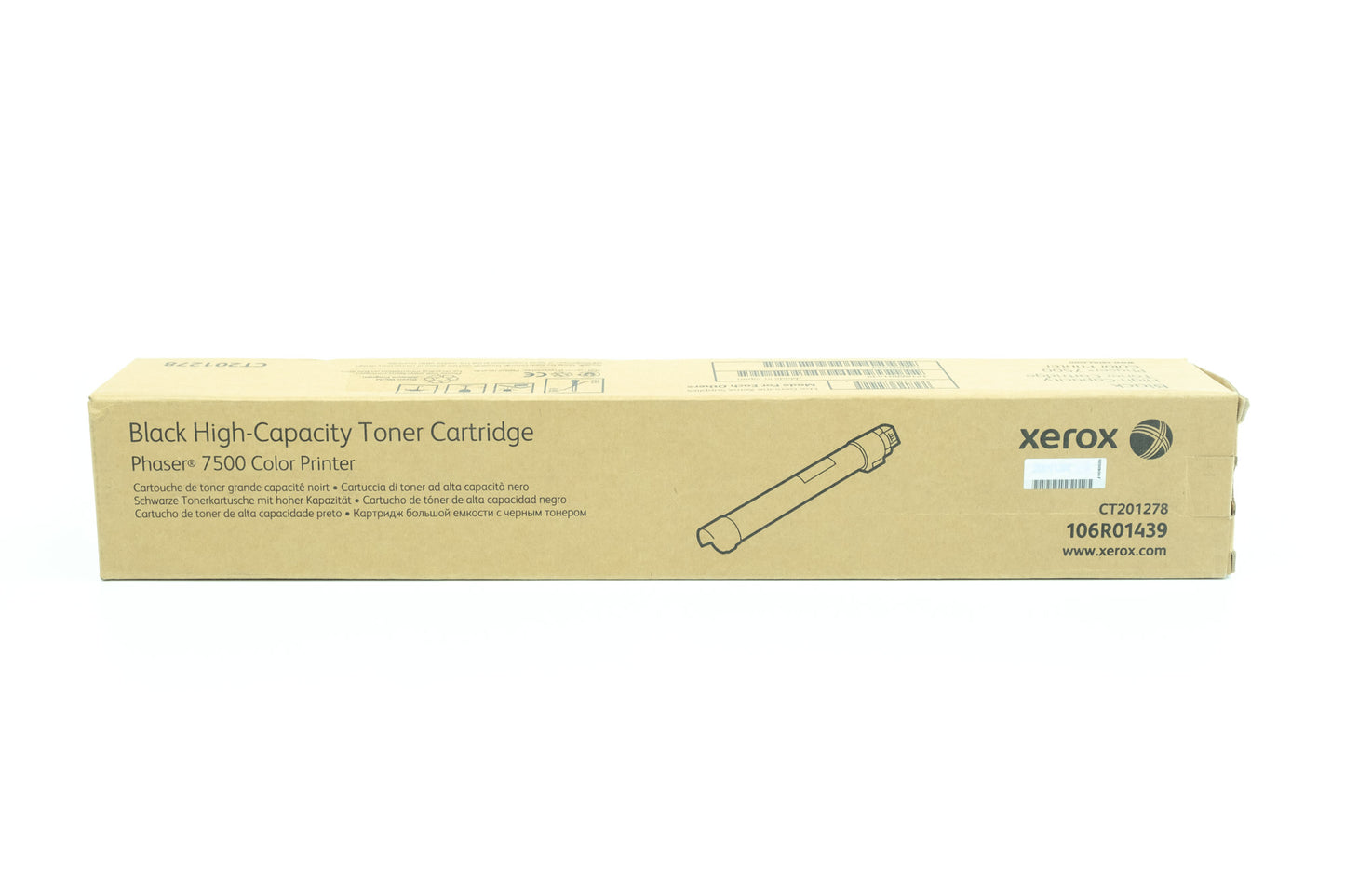 Xerox Phaser 7500 black toner high capacity