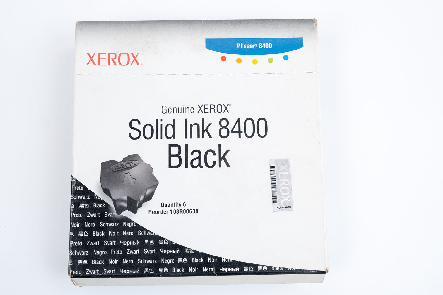 Xerox Phaser 8400 black 6-pack