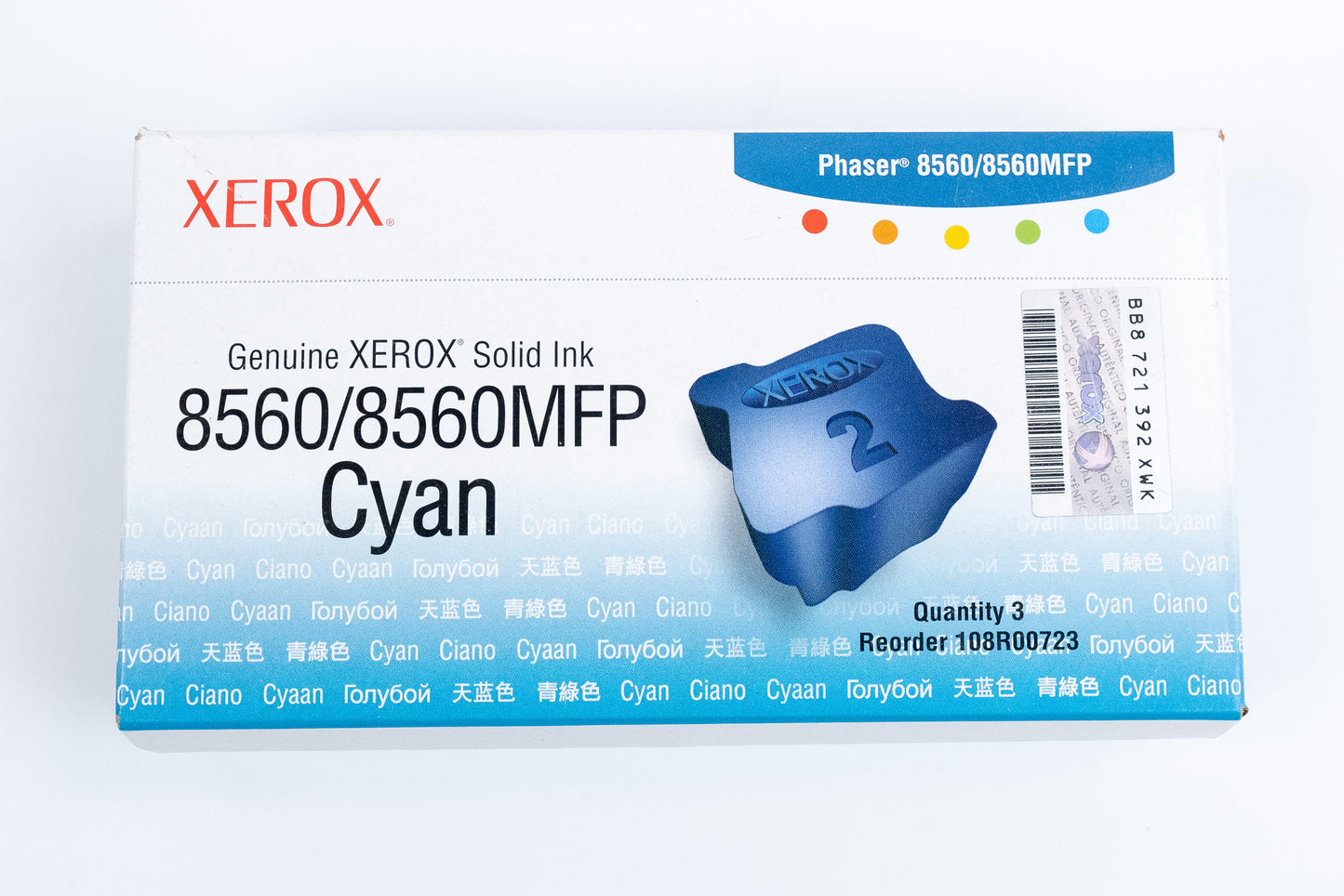 Xerox Phaser 8560 cyan 3-pack