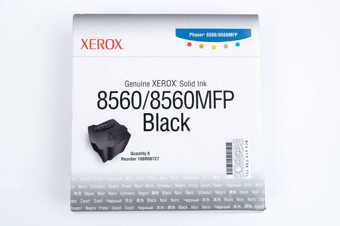 Xerox Phaser 8560 black 6-pack