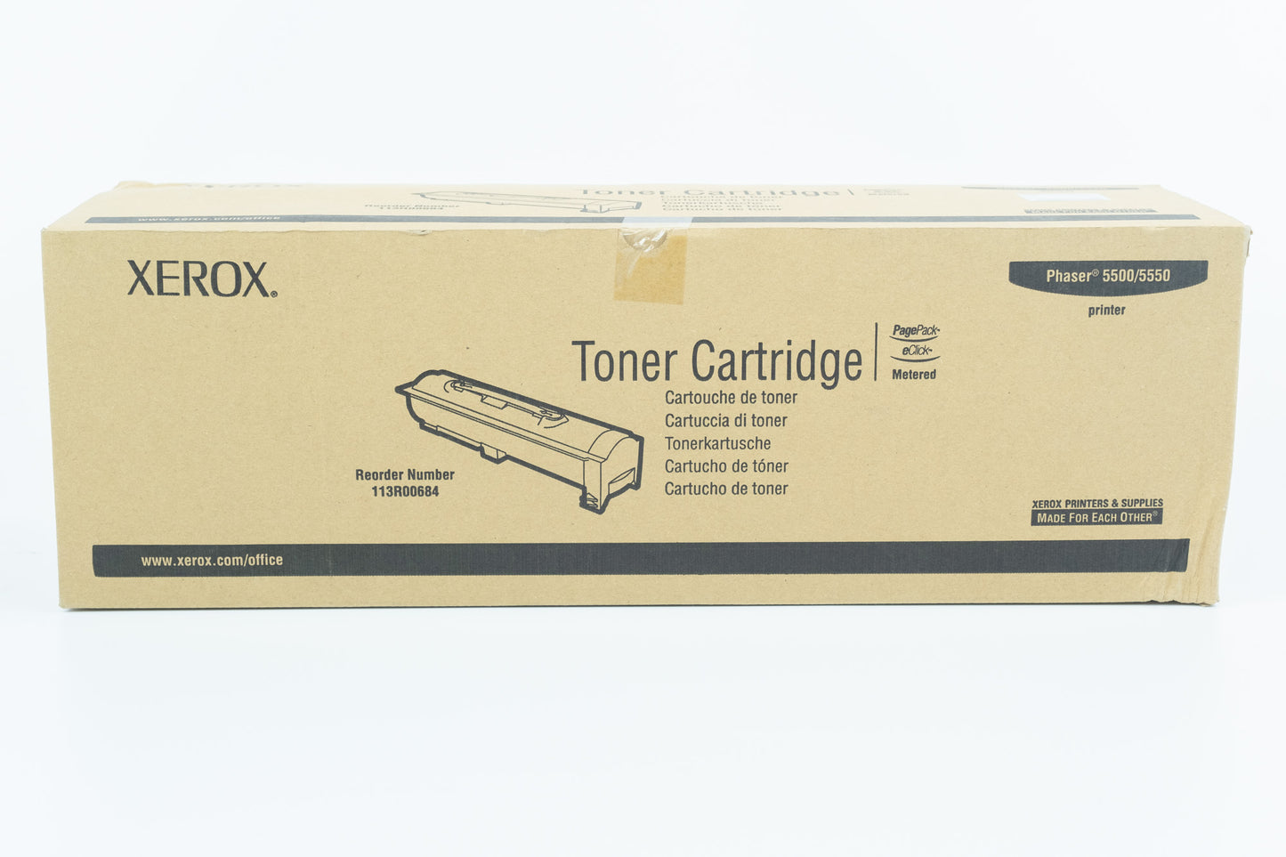 Xerox Phaser 5500/5550 toner pagepack