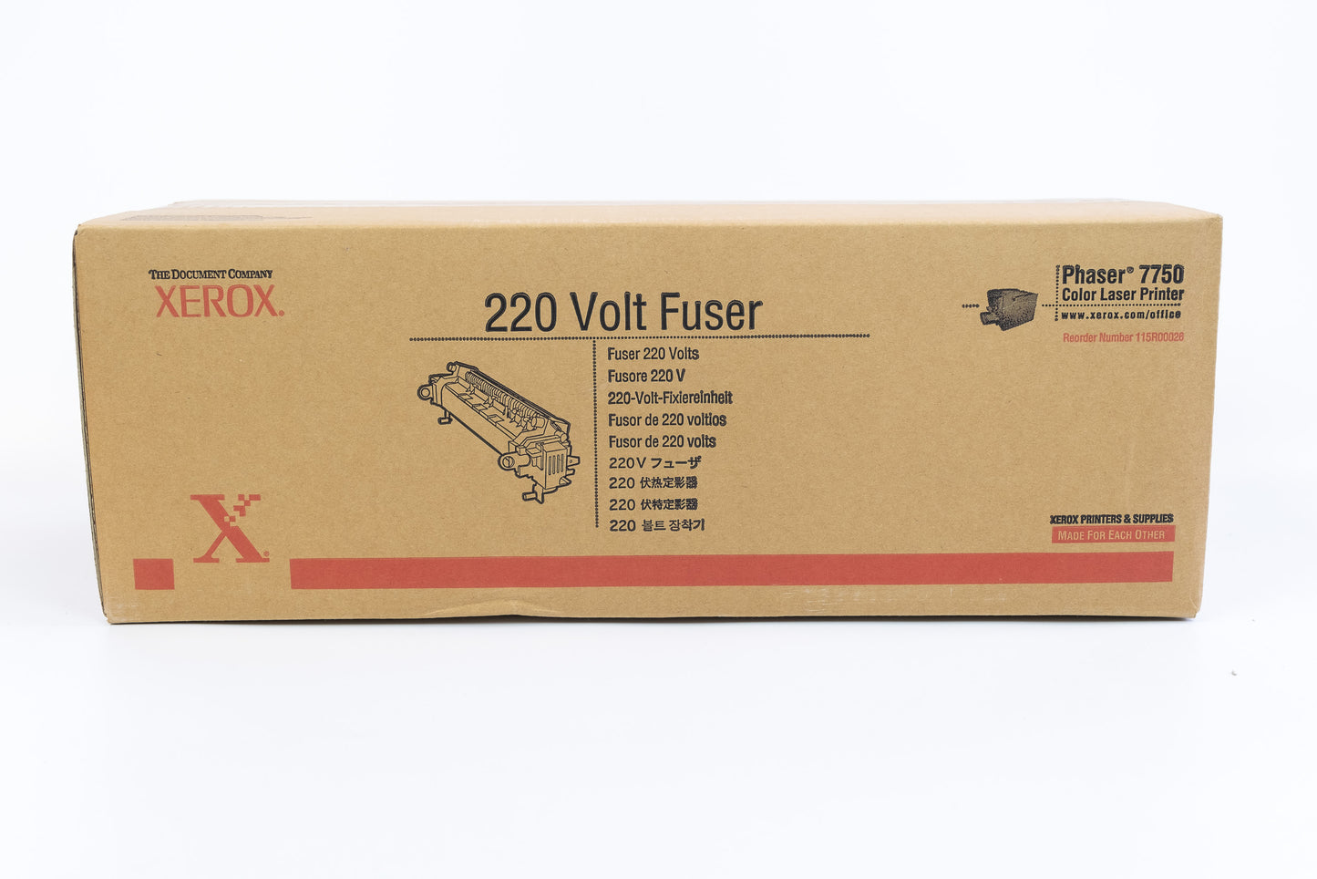 Xerox Phaser 7750 fuser